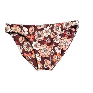 Floral Bikini Bottoms. Cheryl Style. Size XS. Byron Print.